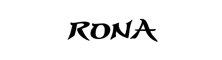 rona PrinceofPersia Font