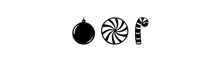 Christmas Shapes  Free Fonts Download