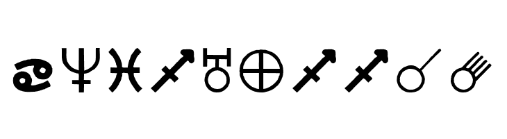 Carr AstroDings  Free Fonts Download