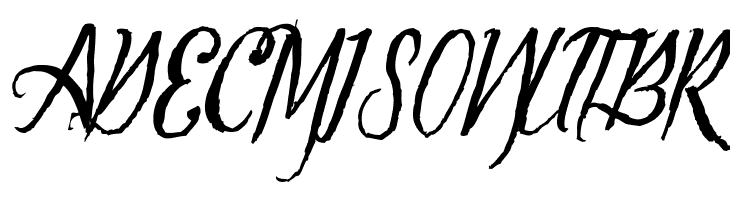 Tipbrush Script Slanted  Free Fonts Download