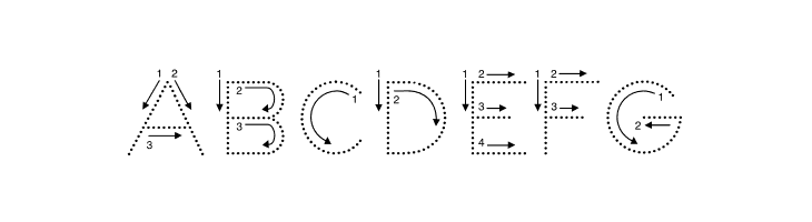 DmoZBPrintArrowDot  Free Fonts Download