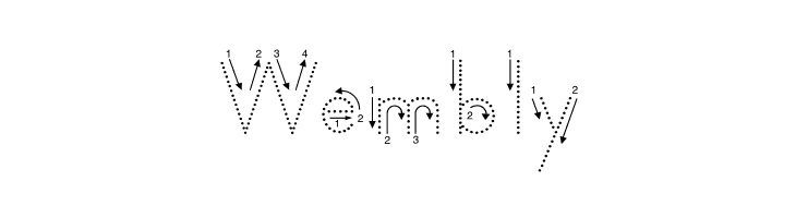 DmoZBPrintArrowDot  Free Fonts Download