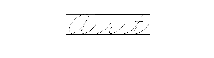 DmoZBCursiveDotLine  Free Fonts Download
