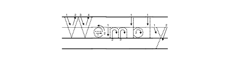 DmoZBPrintArrowDotLine  Free Fonts Download
