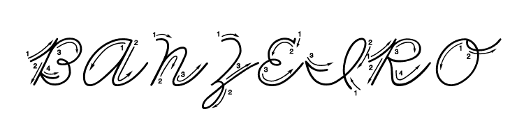 DmoZBCursiveArrow  Free Fonts Download