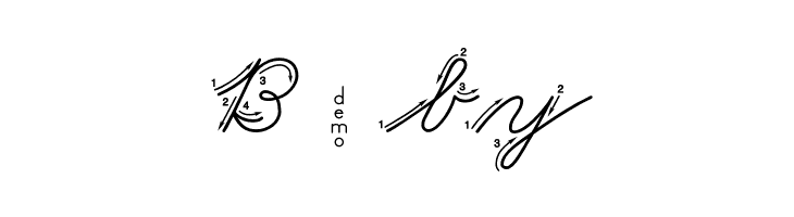 DmoZBCursiveArrow  Free Fonts Download