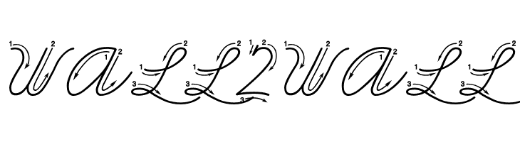 DmoZBCursiveArrow  Free Fonts Download