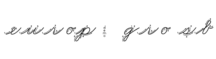 DmoZBCursiveArrow  Free Fonts Download