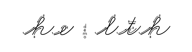 DmoZBCursiveArrow  Free Fonts Download