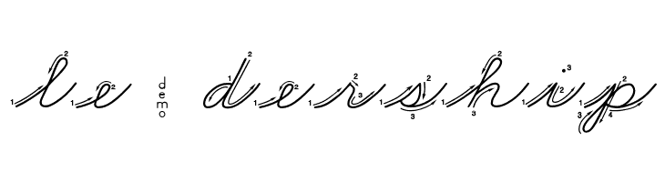 DmoZBCursiveArrow  Free Fonts Download