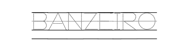 DmoZBPrintDotLine  Free Fonts Download