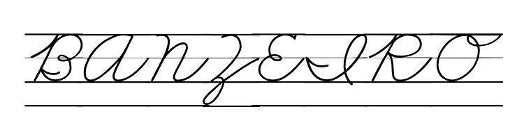 DmoZBCursiveLine  Free Fonts Download