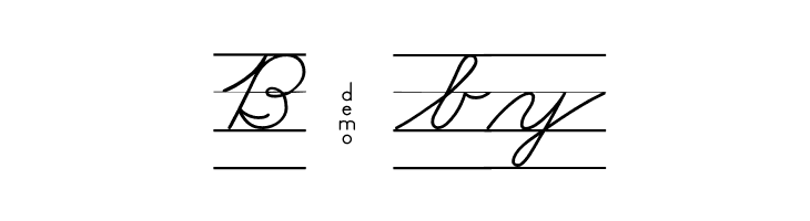 DmoZBCursiveLine  Free Fonts Download