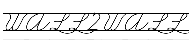 DmoZBCursiveLine  Free Fonts Download