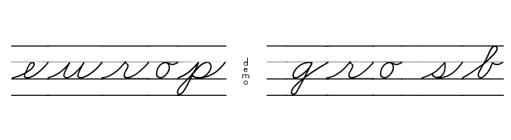 DmoZBCursiveLine  Free Fonts Download