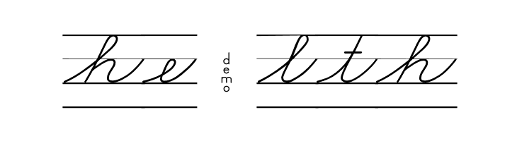 DmoZBCursiveLine  Free Fonts Download