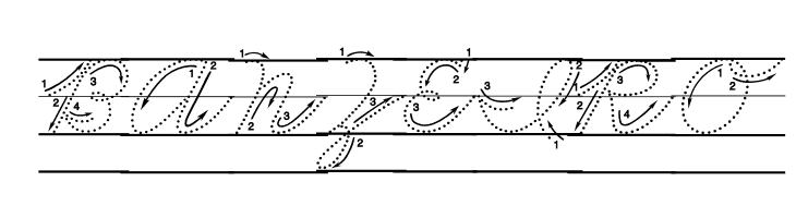 DmoZBCursiveArrowDotLine  Free Fonts Download