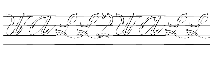 DmoZBCursiveArrowDotLine  Free Fonts Download