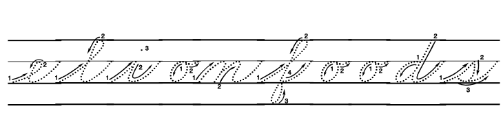 DmoZBCursiveArrowDotLine  Free Fonts Download