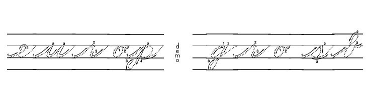 DmoZBCursiveArrowDotLine  Free Fonts Download