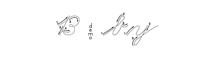 DmoZBCursiveArrowDot  Free Fonts Download