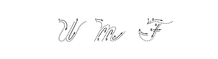 DmoZBCursiveArrowDot  Free Fonts Download