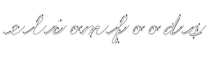 DmoZBCursiveArrowDot  Free Fonts Download