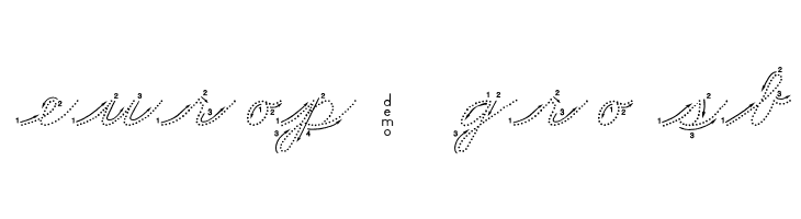 DmoZBCursiveArrowDot  Free Fonts Download