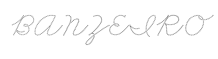 DmoZBCursiveDot  Free Fonts Download