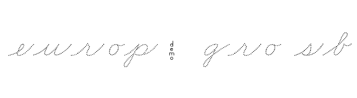 DmoZBCursiveDot  Free Fonts Download