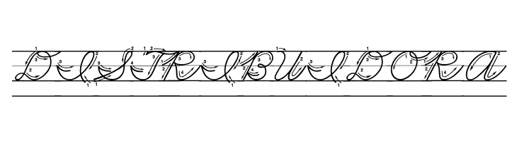 DmoZBCursiveArrowLine  Free Fonts Download