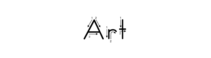 DmoZBPrintArrow  Free Fonts Download