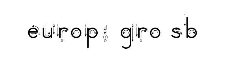 DmoZBPrintArrow  Free Fonts Download