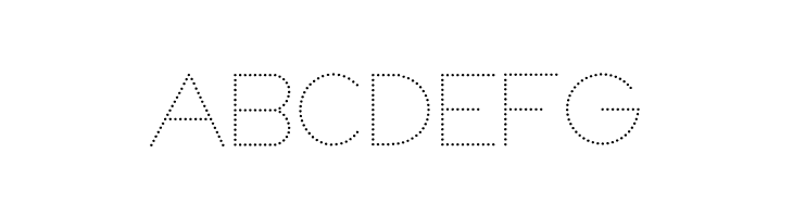 DmoZBPrintDot  Free Fonts Download