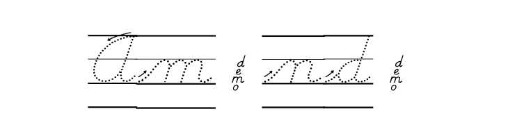 DmoDNCursiveArrowDotLine  Free Fonts Download