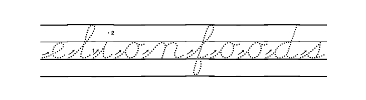 DmoDNCursiveArrowDotLine  Free Fonts Download