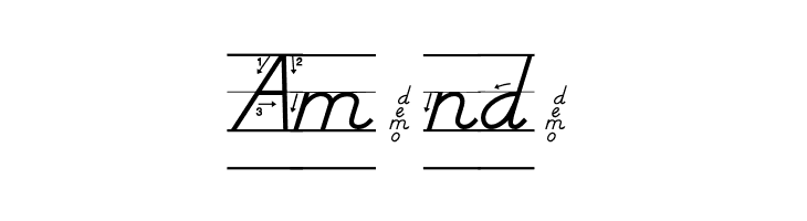 DmoDNPrintArrowLine  Free Fonts Download