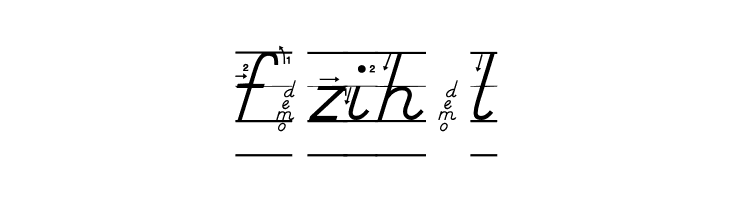 DmoDNPrintArrowLine  Free Fonts Download