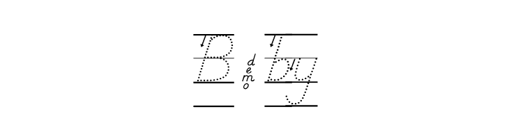 DmoDNPrintArrowDotLine  Free Fonts Download