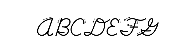 DmoDNCursiveArrow  Free Fonts Download