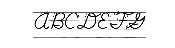 DmoDNCursiveArrowLine  Free Fonts Download