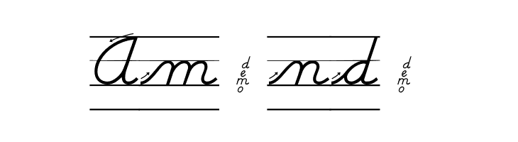 DmoDNCursiveArrowLine  Free Fonts Download