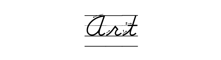 DmoDNCursiveArrowLine  Free Fonts Download