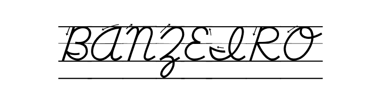 DmoDNCursiveArrowLine  Free Fonts Download