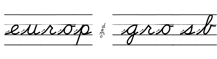 DmoDNCursiveArrowLine  Free Fonts Download