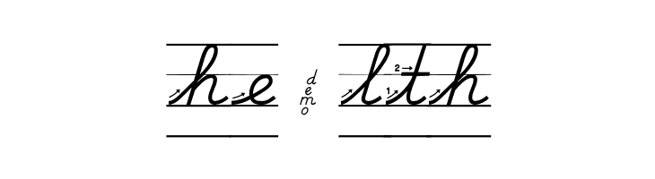 DmoDNCursiveArrowLine  Free Fonts Download