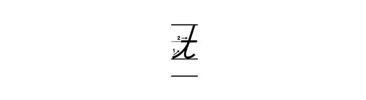 DmoDNCursiveArrowLine  Free Fonts Download