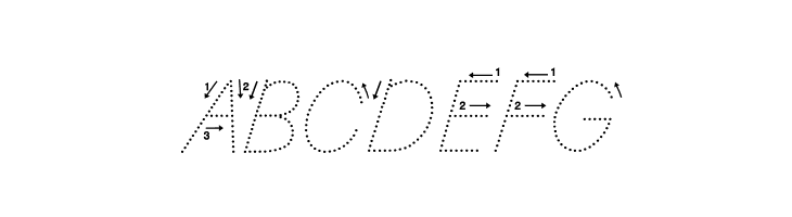 DmoDNPrintArrowDot  Free Fonts Download