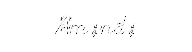 DmoDNPrintArrowDot  Free Fonts Download