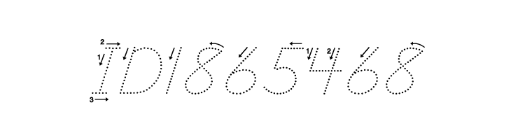DmoDNPrintArrowDot  Free Fonts Download